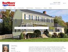 Tablet Screenshot of lauraheld.bayshoreagency.com